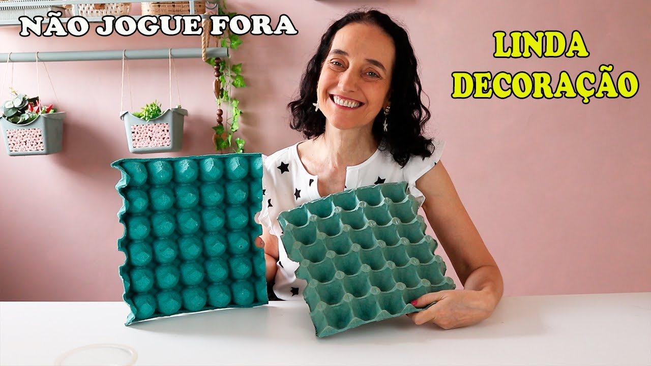 NEM DÁ PARA ACREDITAR NA DECORAÇÃO DE NATAL QUE FIZ COM CAIXA DE OVO