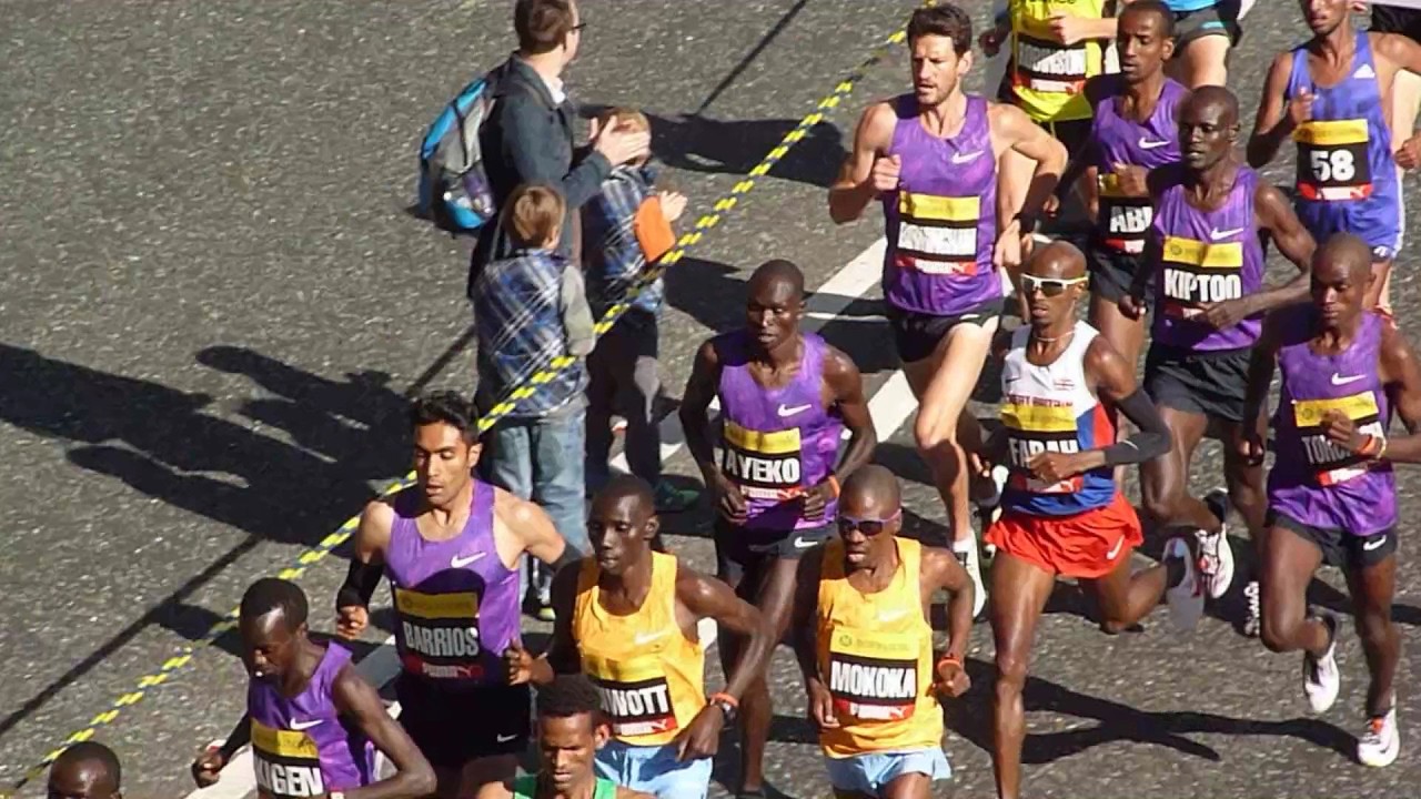 Mo Farah and The Mens Elite Runners Great North Run 2015