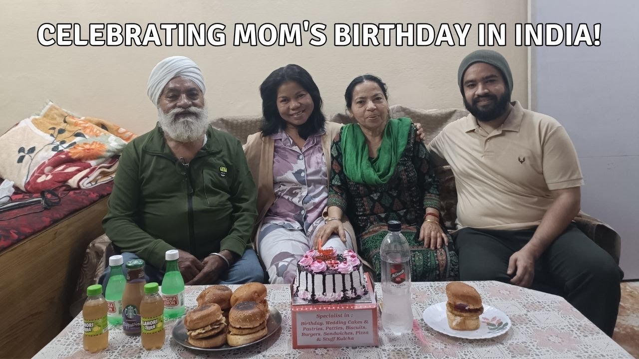 Mom's Simple Birthday Celebration in India last February 2023