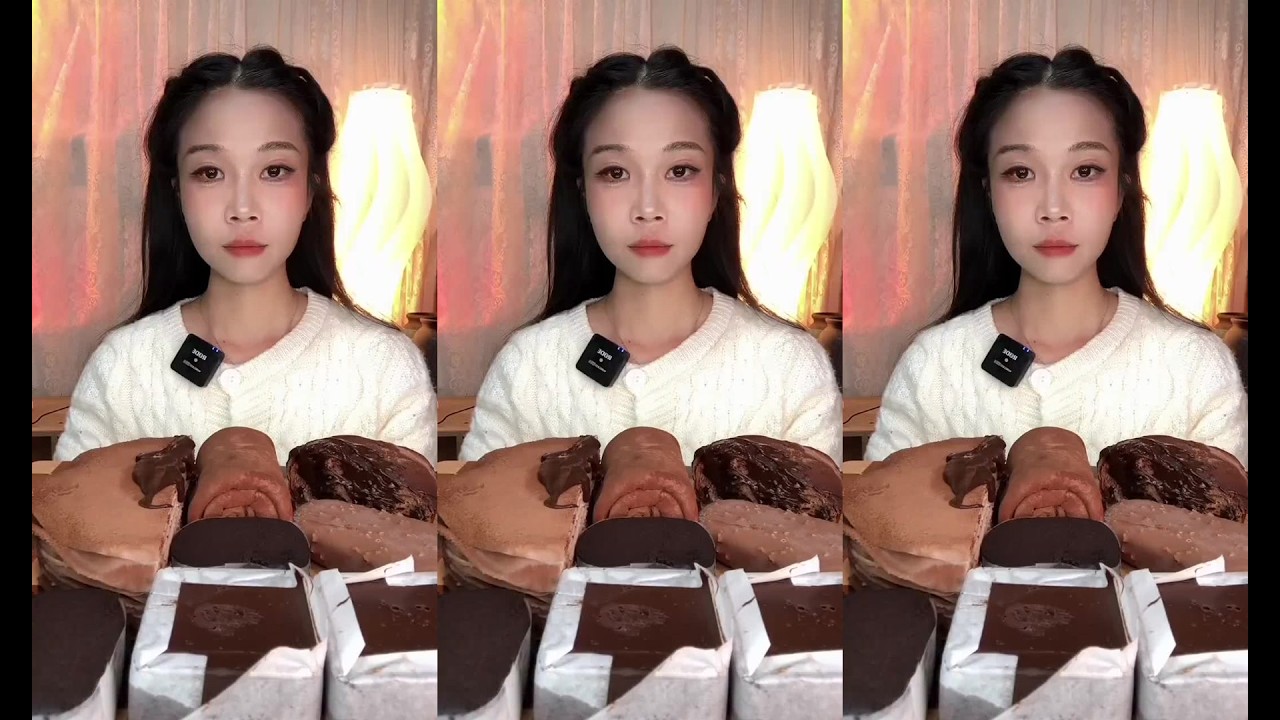ASMR Creamy Cake Dessert Mukbang chocolate eating korean food cake ASMRCottage