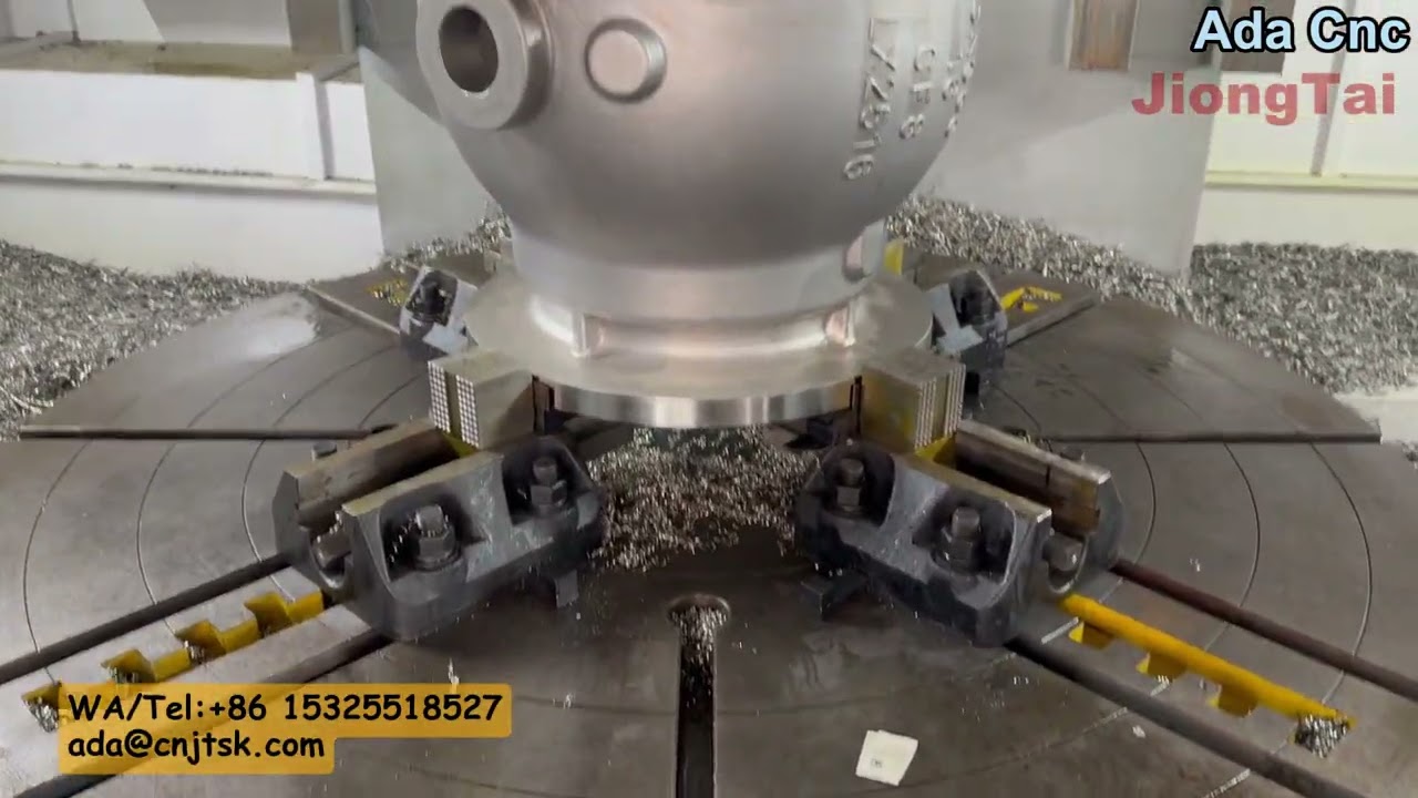 CK5118 vertical lathe, single column, dual ball screws. Stable and reliable machining.#cnc #machine
