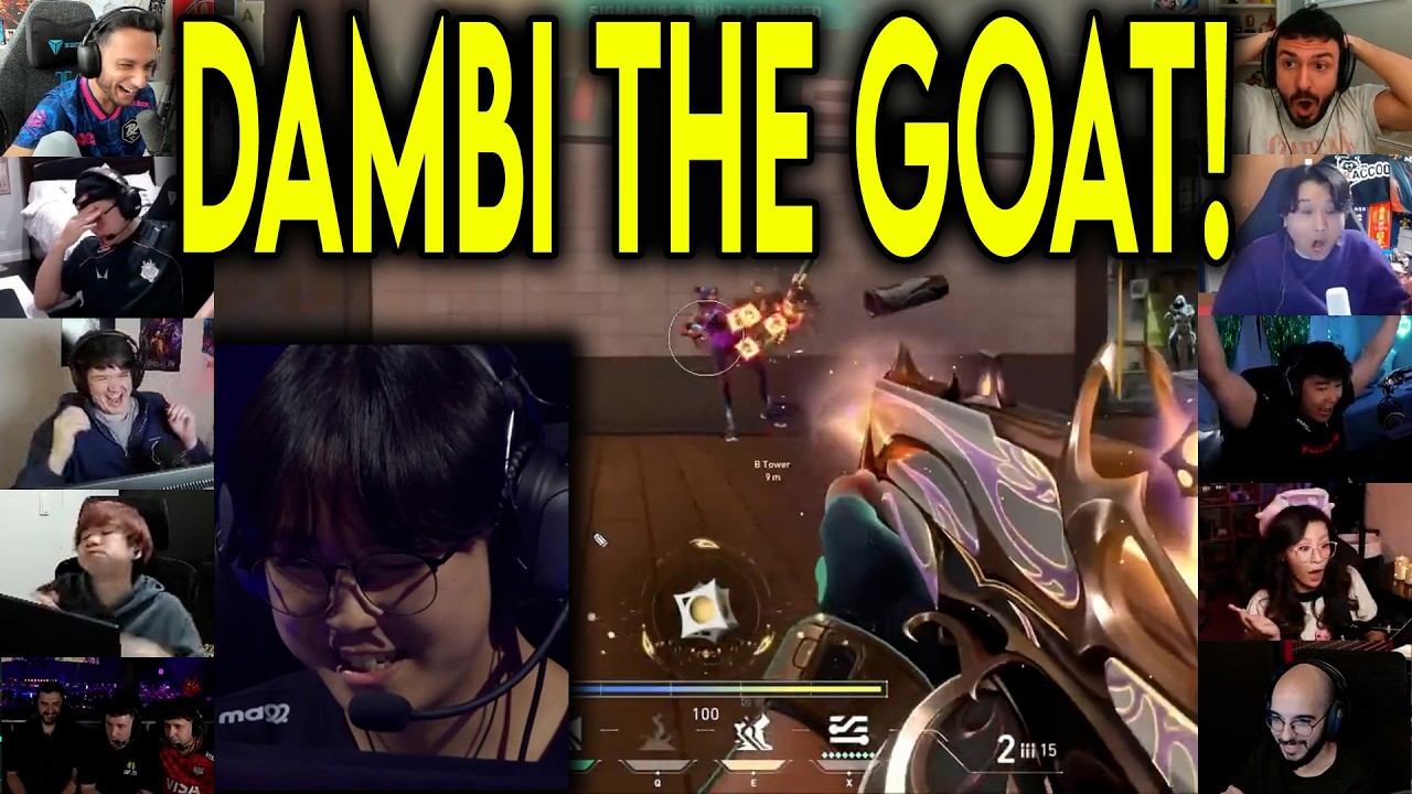 Valorant Streamers React To NS Dambi CRAZY JUDGE 3k Against G2 In Masters Santiago