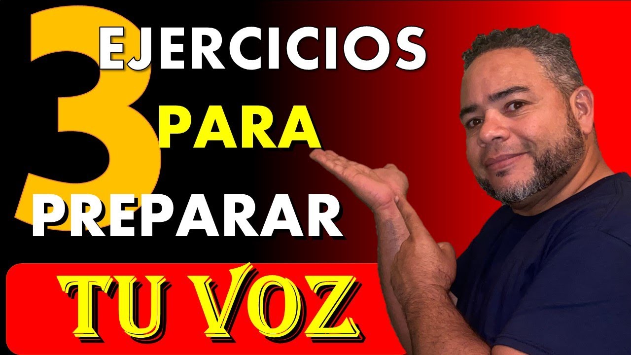 🎯 3 EJERCICIOS para PREPARAR TU VOZ antes de CANTAR 🎯 | Técnicas de Canto
