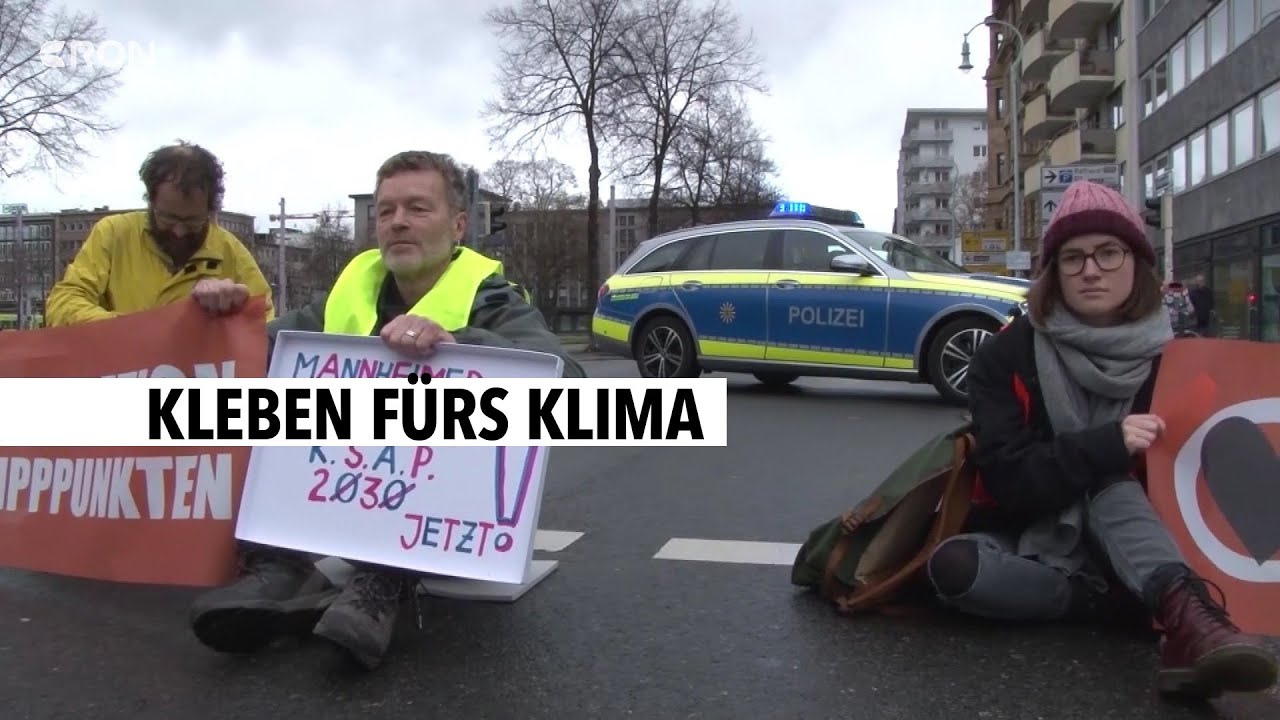 Aktivisten verursachen Stau in Mannheim | RON TV