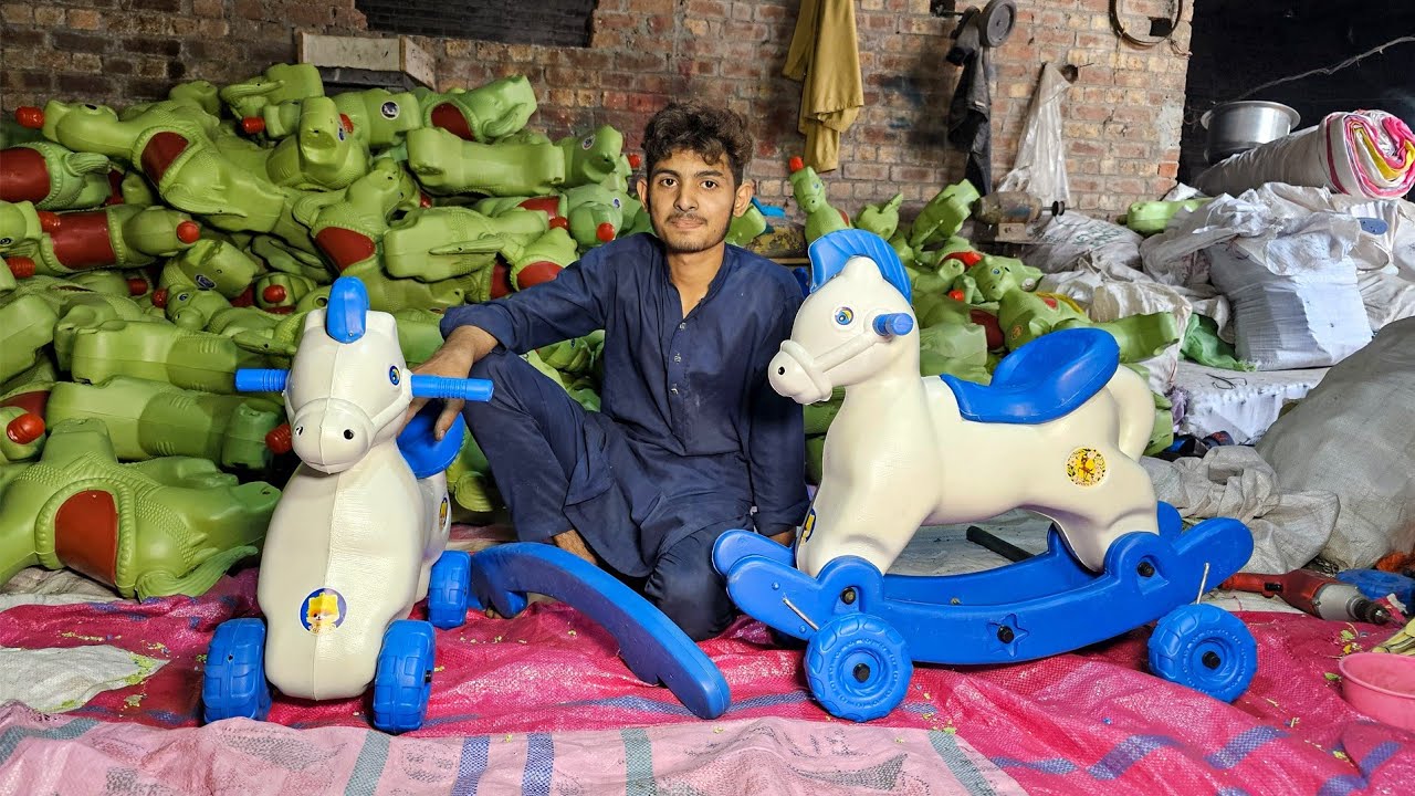 How Waste Plastic Is Transformed Into Cute Unicorn Toys 🦄 | Satisfying Toy Making Process