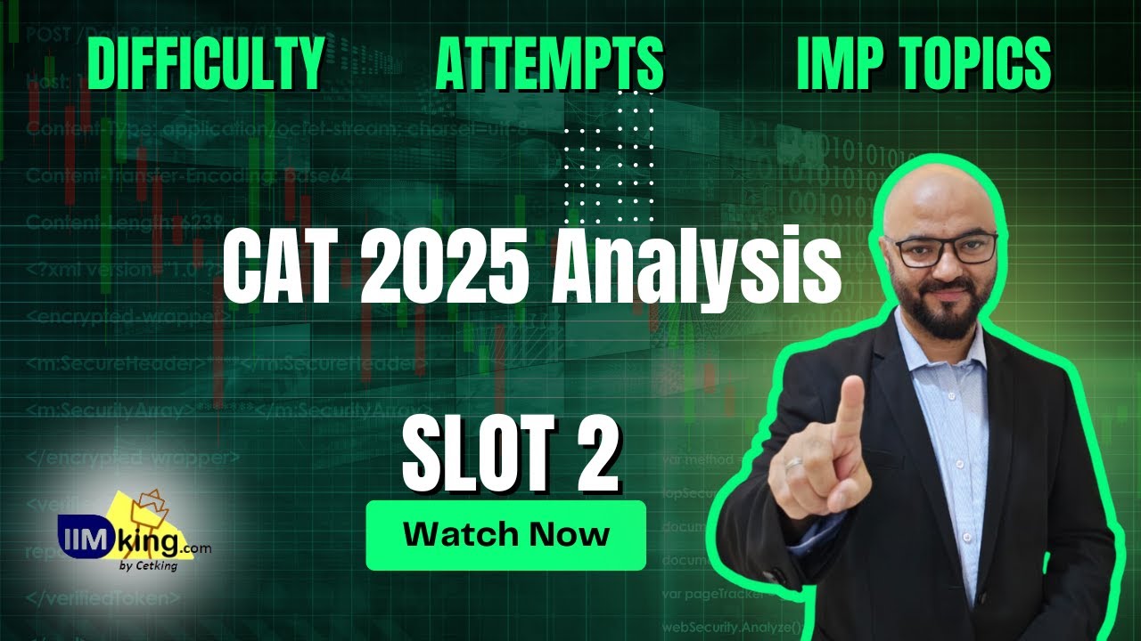 CAT 2025 Slot 2 Analysis! Yeh kya hogayaa... @#&$¥€%@#₹ | Difficulty | Attempts | Imp Topics.