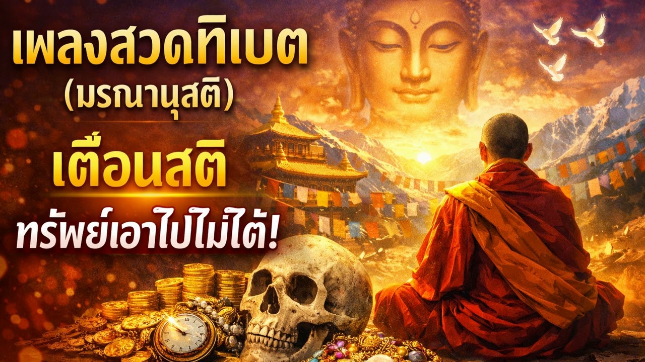 บทสวดพิจารณาความไม่เที่ยง (ทิเบต) ชีวิตสั้นดุจน้ำค้าง ปล่อยวาง #100จบ