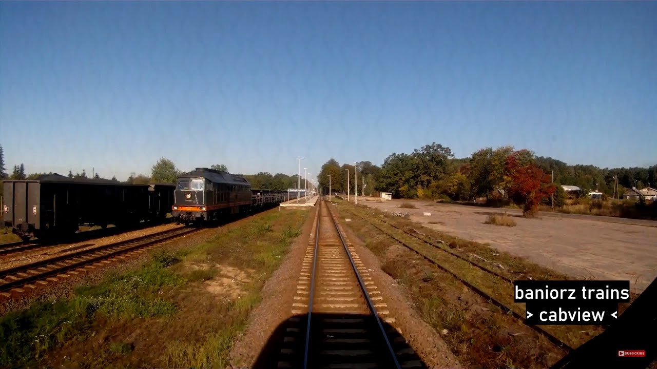 🚂Cabview Lublin Główny - Łuków part 3 of 3 trasa Bezwola - Łuków / cabview in Poland