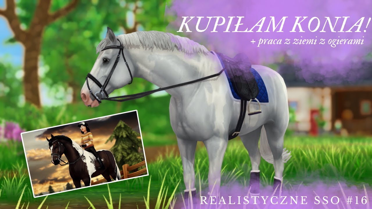 Realistyczne SSO #16 || KUPIŁAM KONIA! + praca z ziemi z ogierami