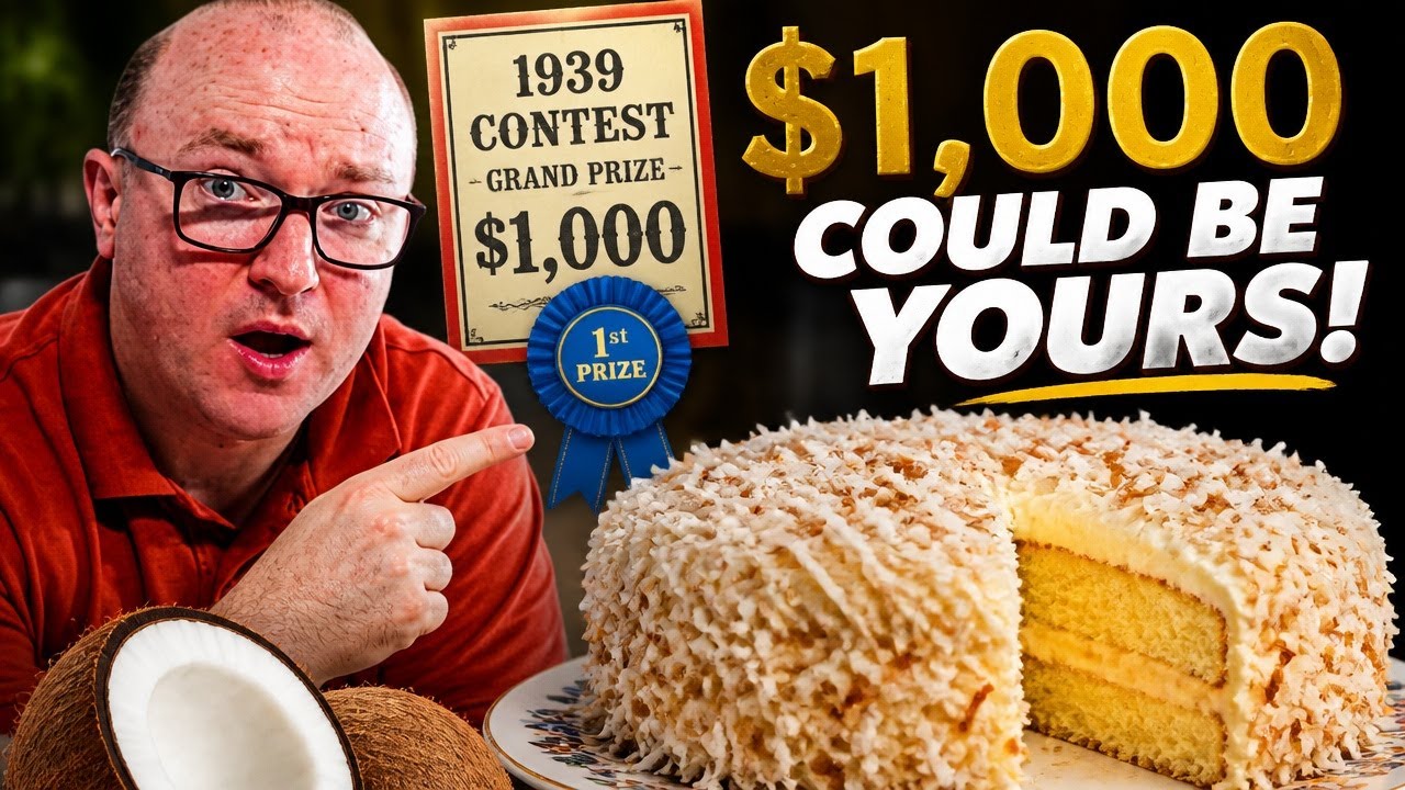 You Could Win $1000 for Making This Coconut Custard Cake in 1939