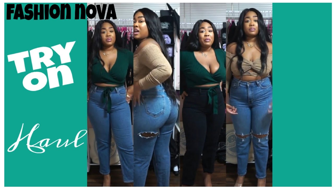 FASHION NOVA // JEAN TRY ON HAUL PT.2  // SIZE 11, 13