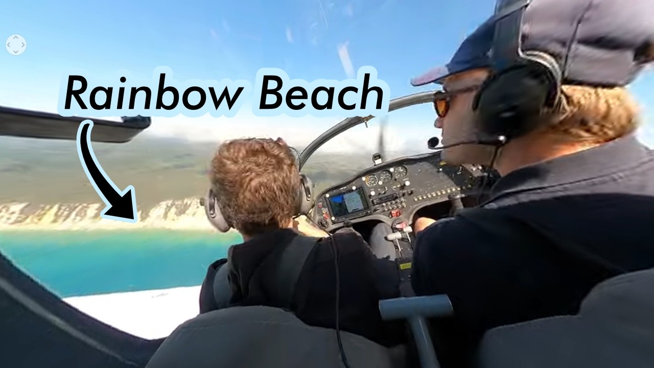 360º video of Sunshine Coast Flight to Inskip Point