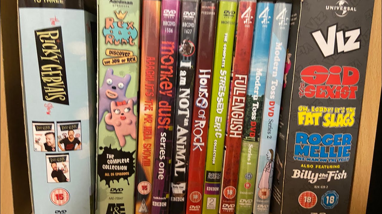 British animated comedy DVD collection