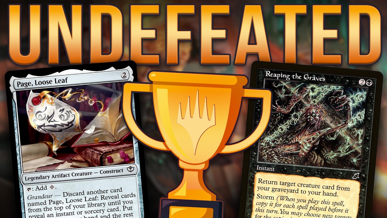 STILL BROKEN! 🏆UNDEFEATED🏆 with Page, Loose Leaf in Cycle Storm &mdash; MTG Pauper | Magic: The Gathering