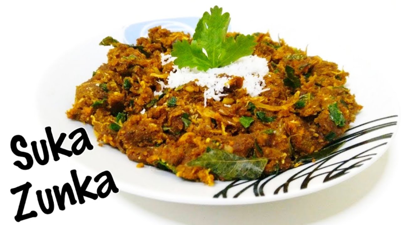Zunka (Korda/Sukka/Dry) Authentic Maharastrian Recipe| झुणका | कोरडा झुणका | सुका झुणका