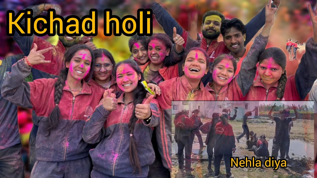 Sbko kichad m fek diyaa 😭😂(college wali holii) 🥳
