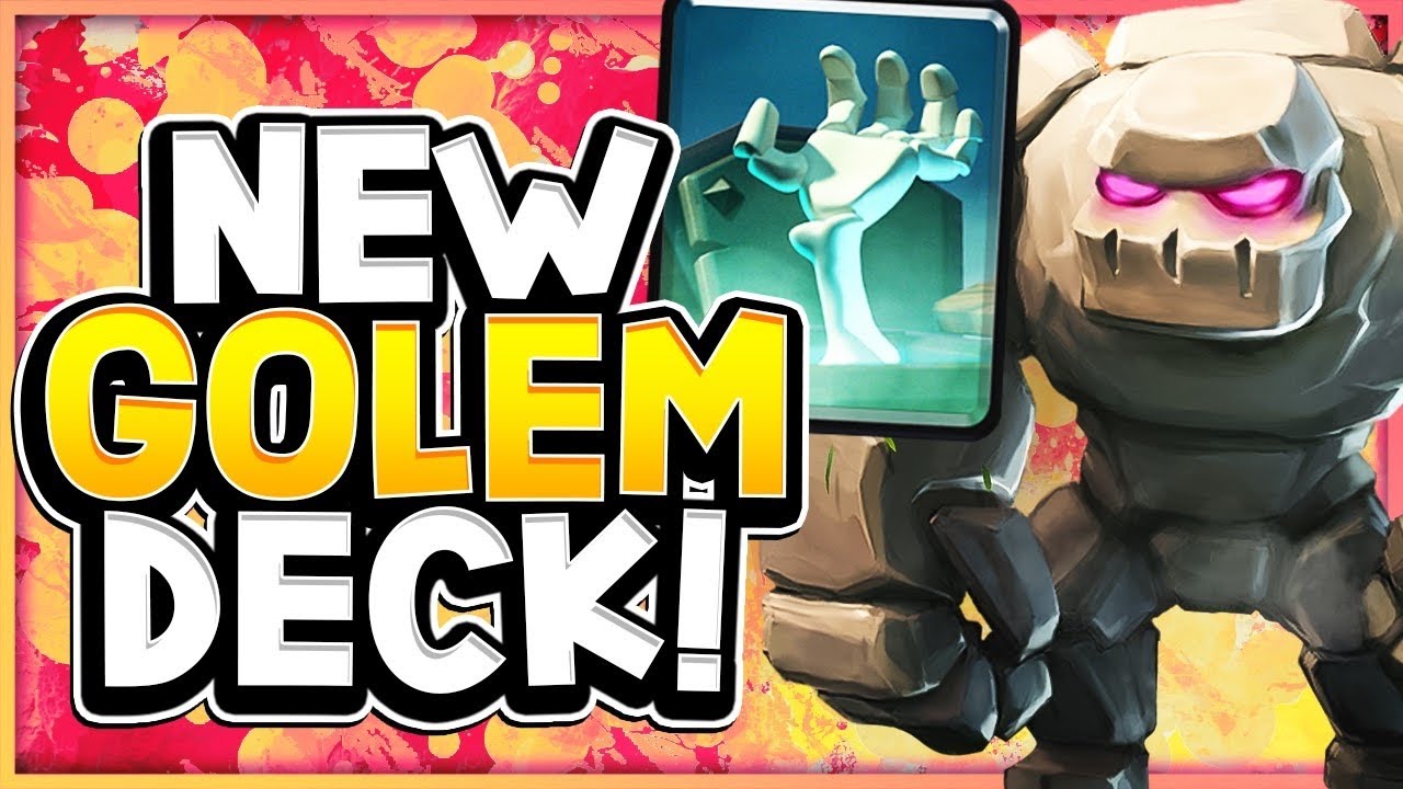 BEST GOLEM DECK in CLASH ROYALE RIGHT NOW!