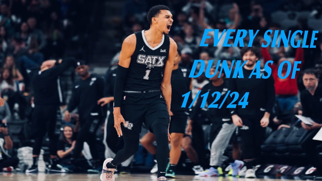 Every Victor Wembanyama Dunk...So far