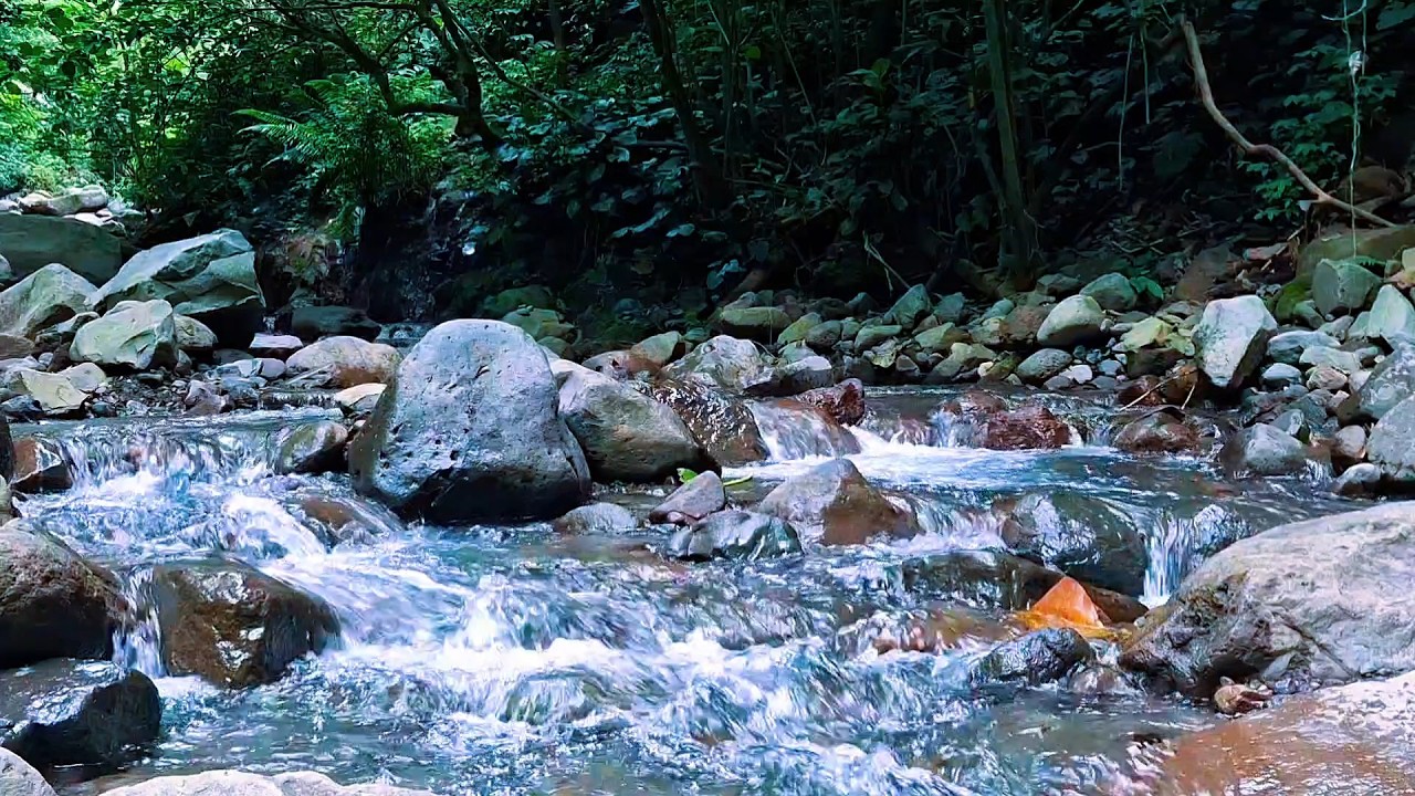 Natural River Water for Deep Serenity