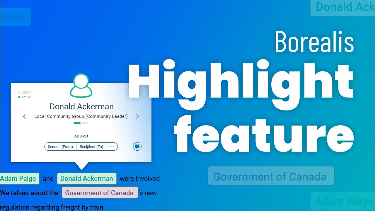 Stakeholders identification in communications with AI | Bor&eacute;alis stakeholder software