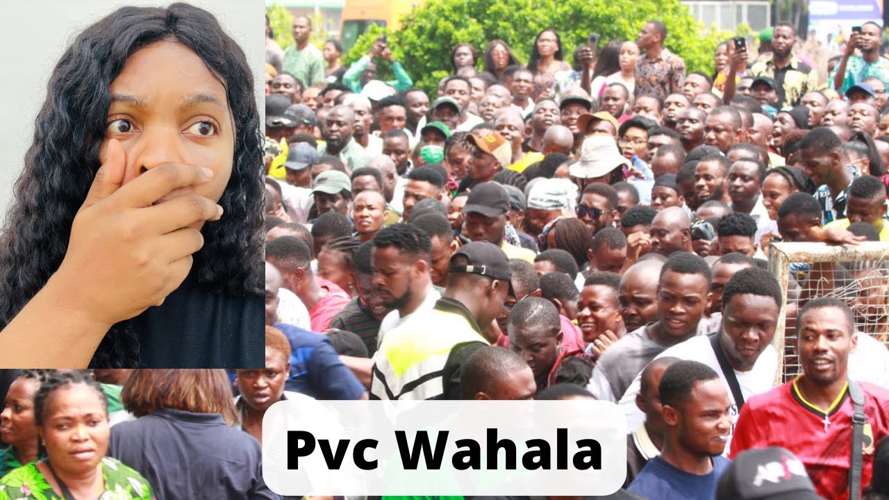 Nigeria Youths at INEC Offices Nationwide for their PVC registration