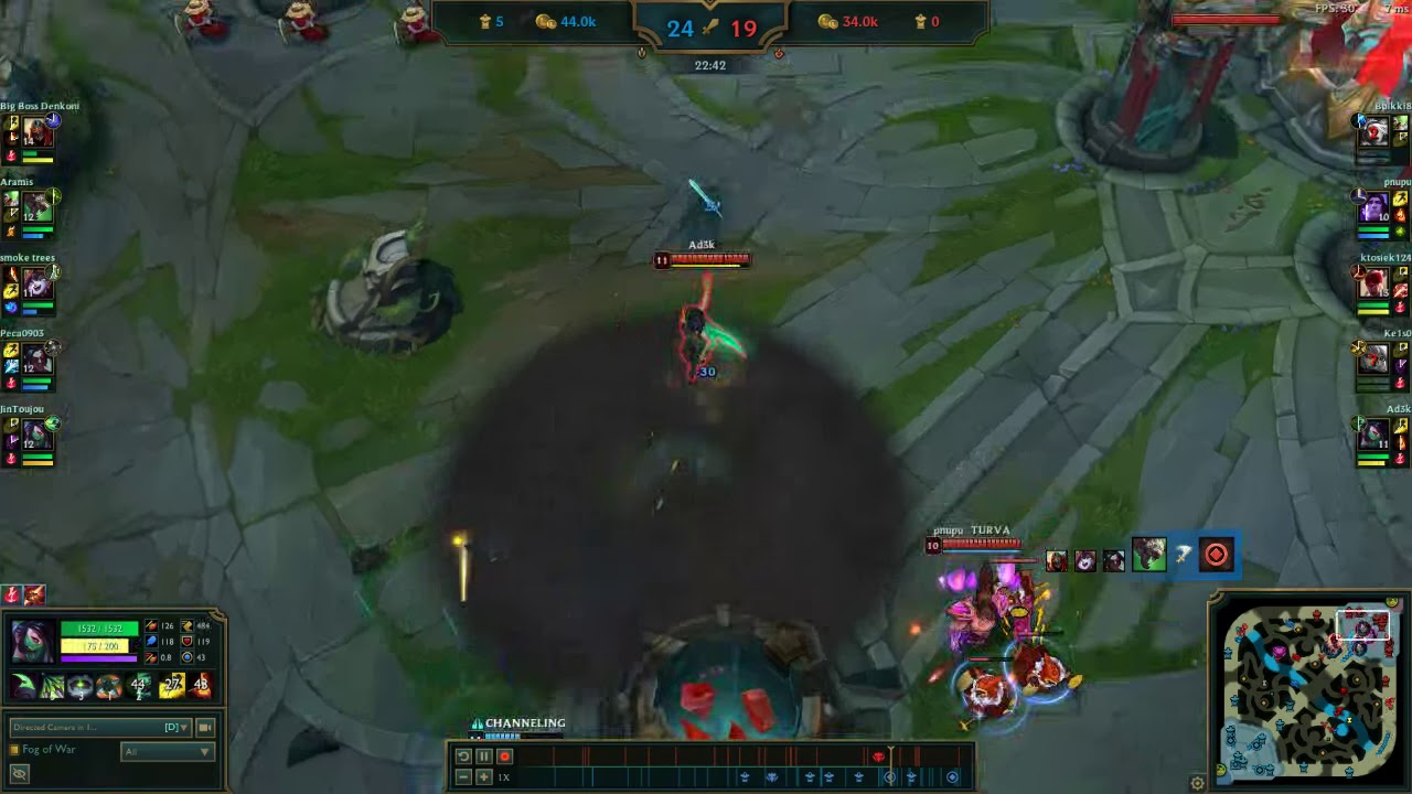 Akali flying the whole Summoner's rift