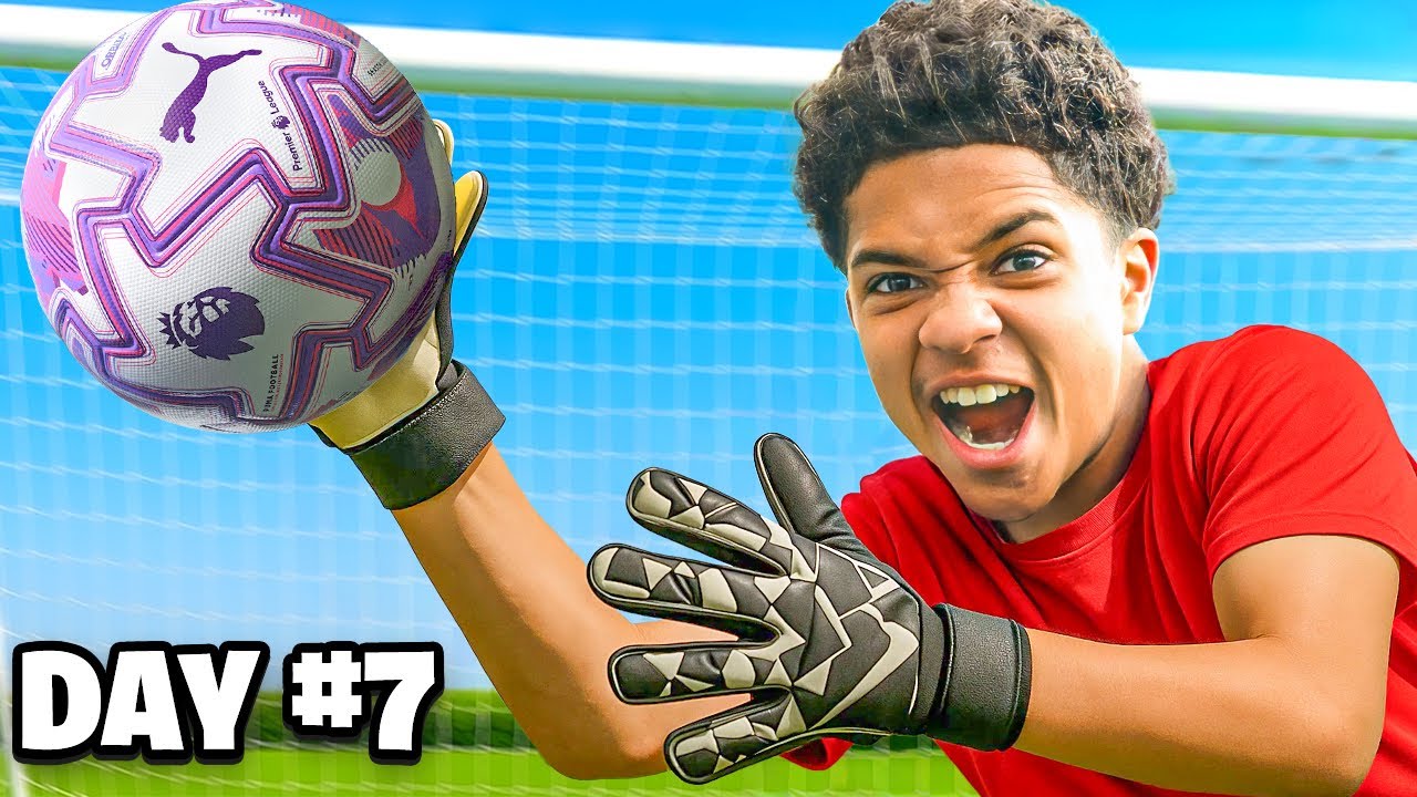 KID RONALDO BECOMES A PROFESSIONAL GOALKEEPER!!!