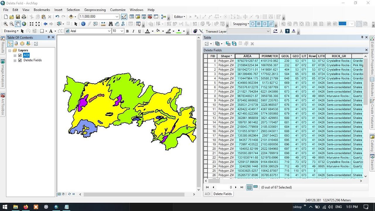 Delete Fields in ArcGIS | Delete any Number of Fields