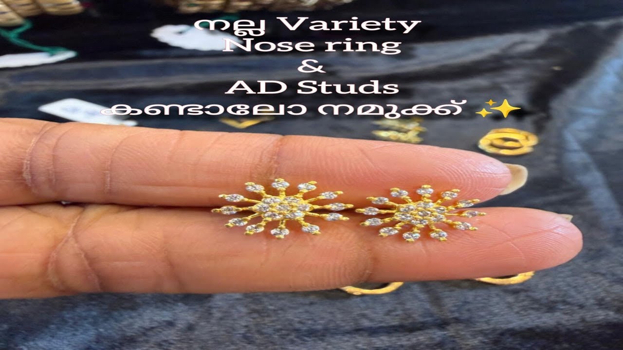Variety AD സ്റ്റോൺ Studs & Nose ring collections