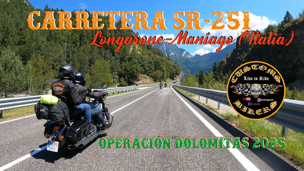 CARRETERA SR-251 (LONGARONE-MANIAGO) ALPES ITALIANOS *OPERACIÓN DOLOMITAS 2025