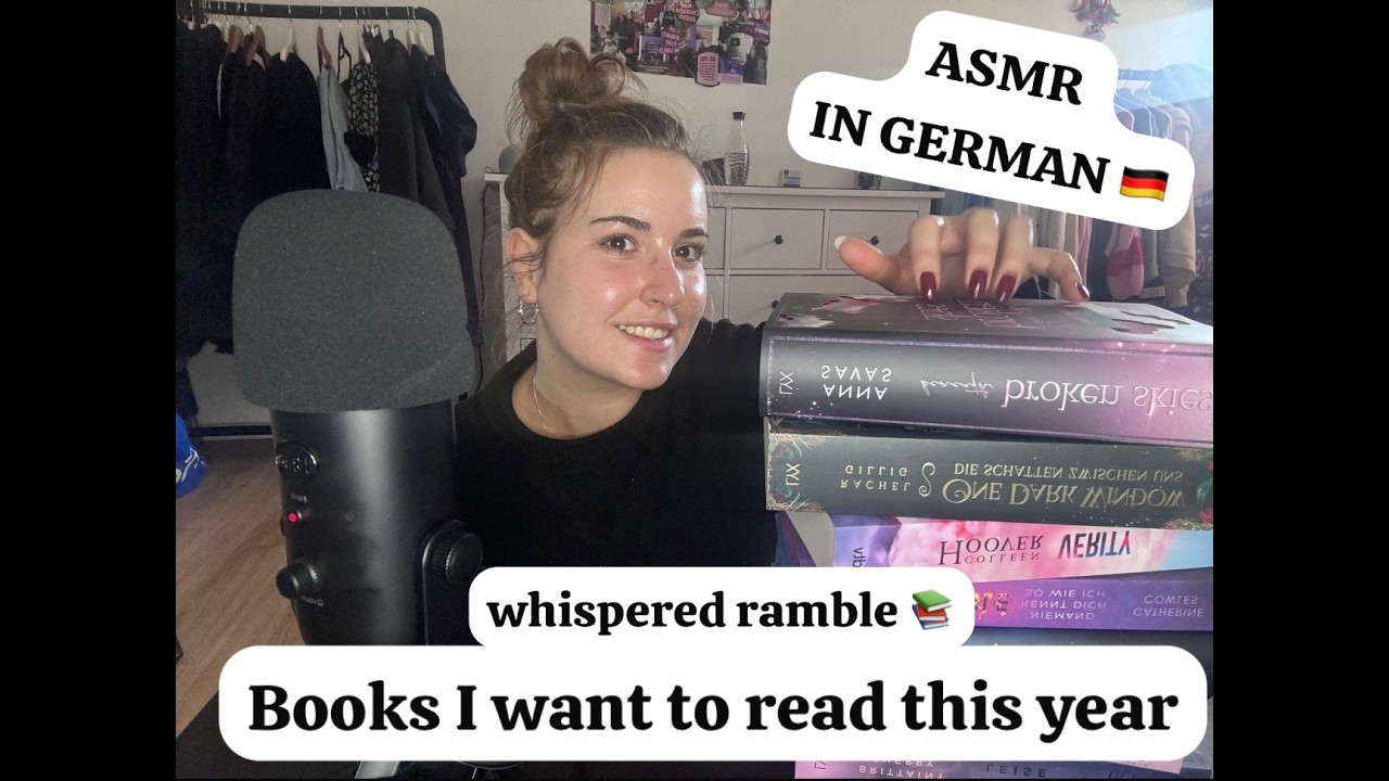 ASMR in German - Books I want to read in 2026 📚