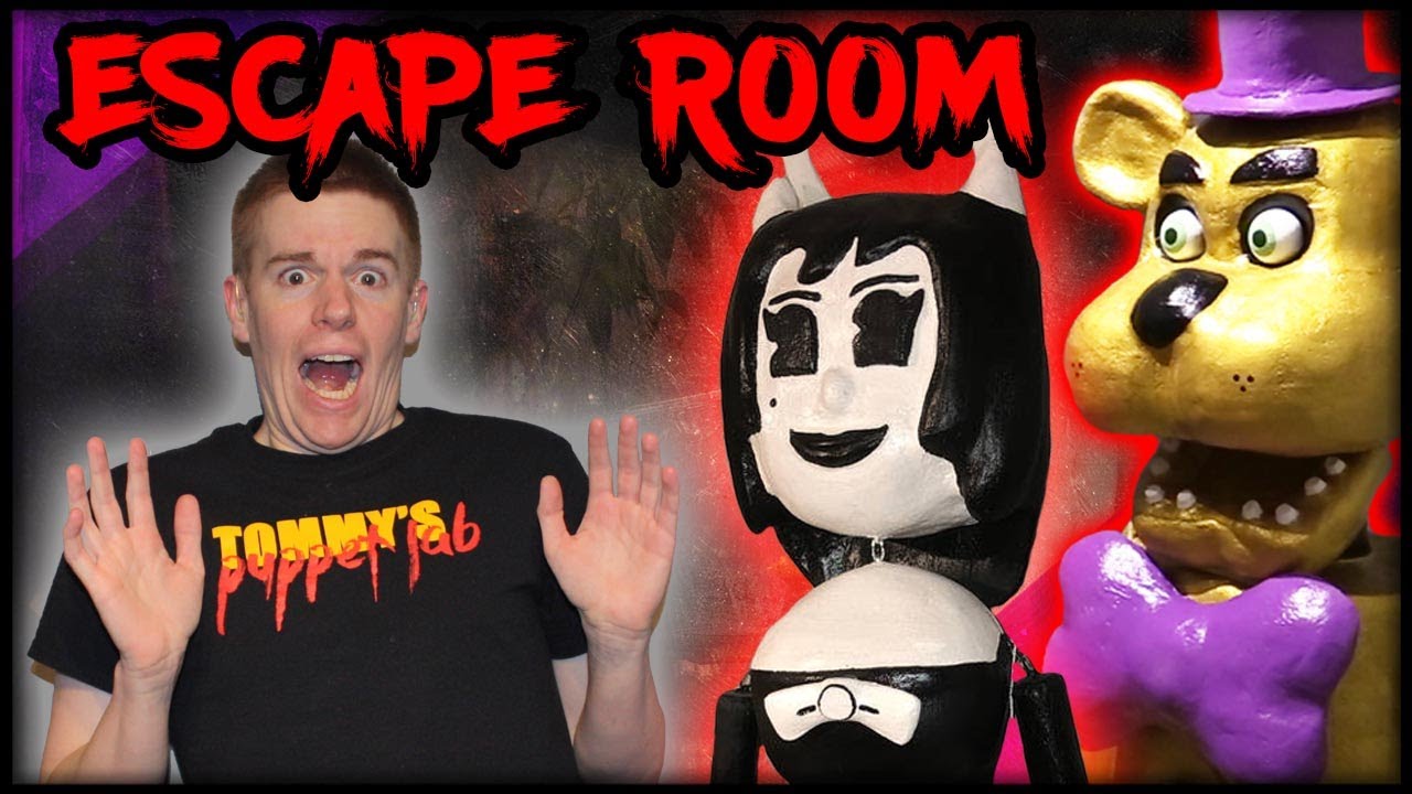 FREDBEAR IS BACK! BLIND DATE ESCAPE ROOM WITH ALICE ANGEL!