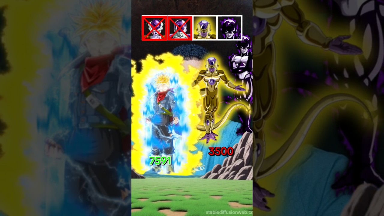Trunks vs Frieza #anime #dragonball #trunks #frieza #blackfrieza #friezasaga #goldenfrieza #goku