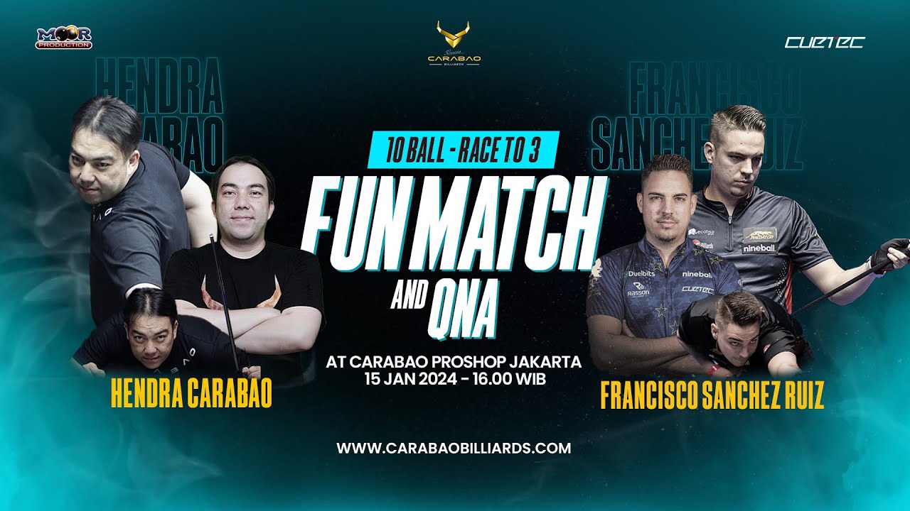 FUN MATCH | Hendra Carabao VS Francisco Sanchez Ruiz | Race to 3