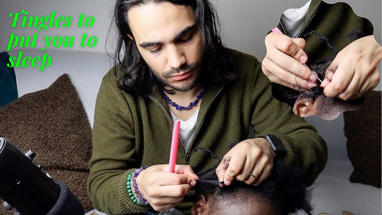 Most Satisfying Triggers ASMR | My husband scratching & picking at my scalp 😴 while I sleep