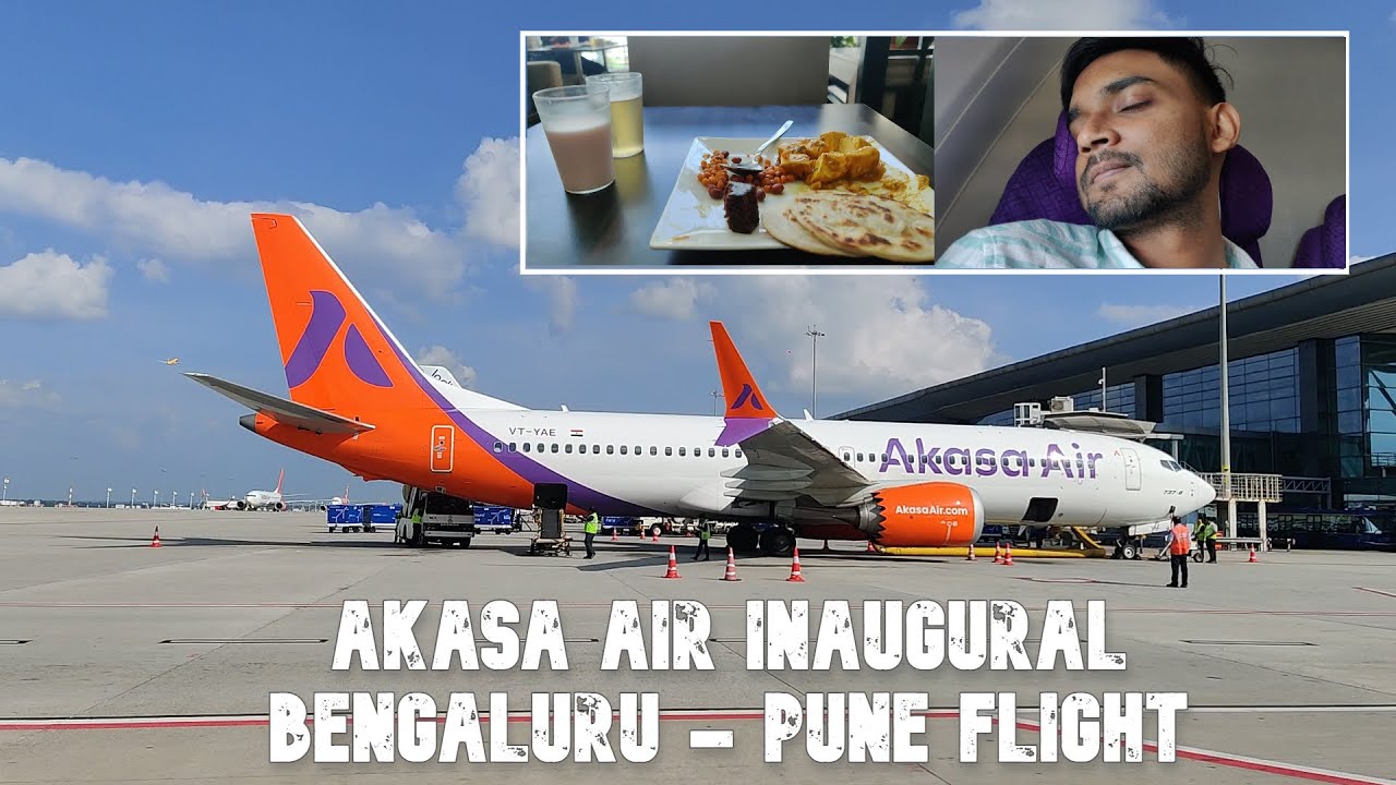 Akasa Air ki pehli udaaan | Bengaluru to Pune in Akasa Air