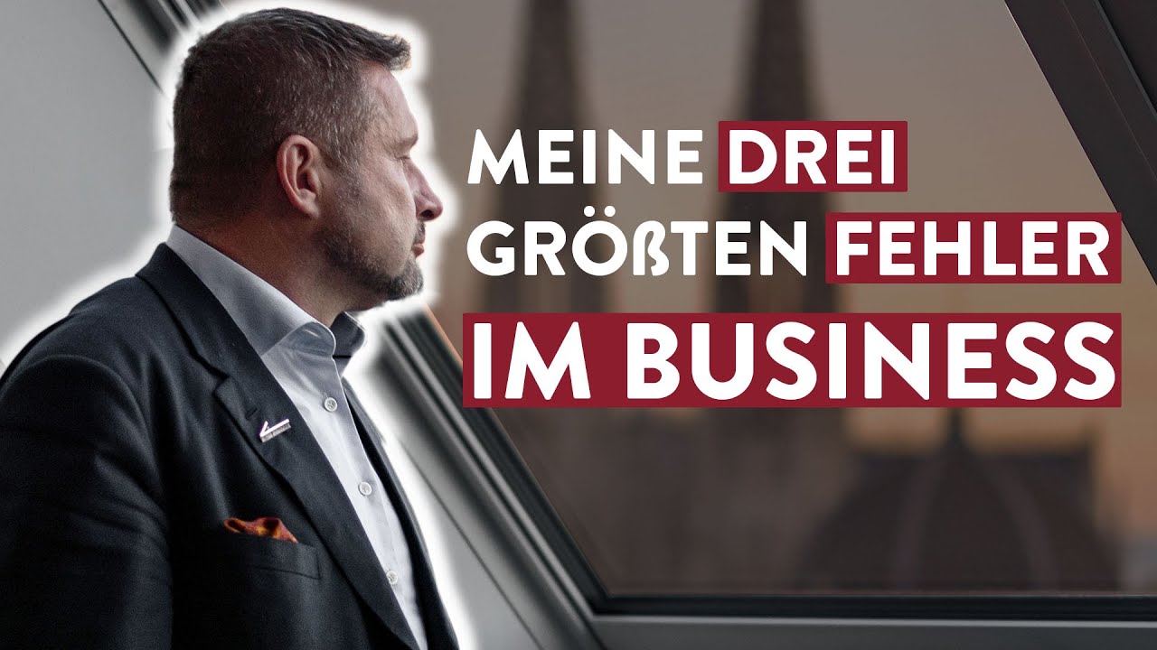 Meine 3 gr&ouml;&szlig;ten Fehler als Selfmade-Million&auml;r
