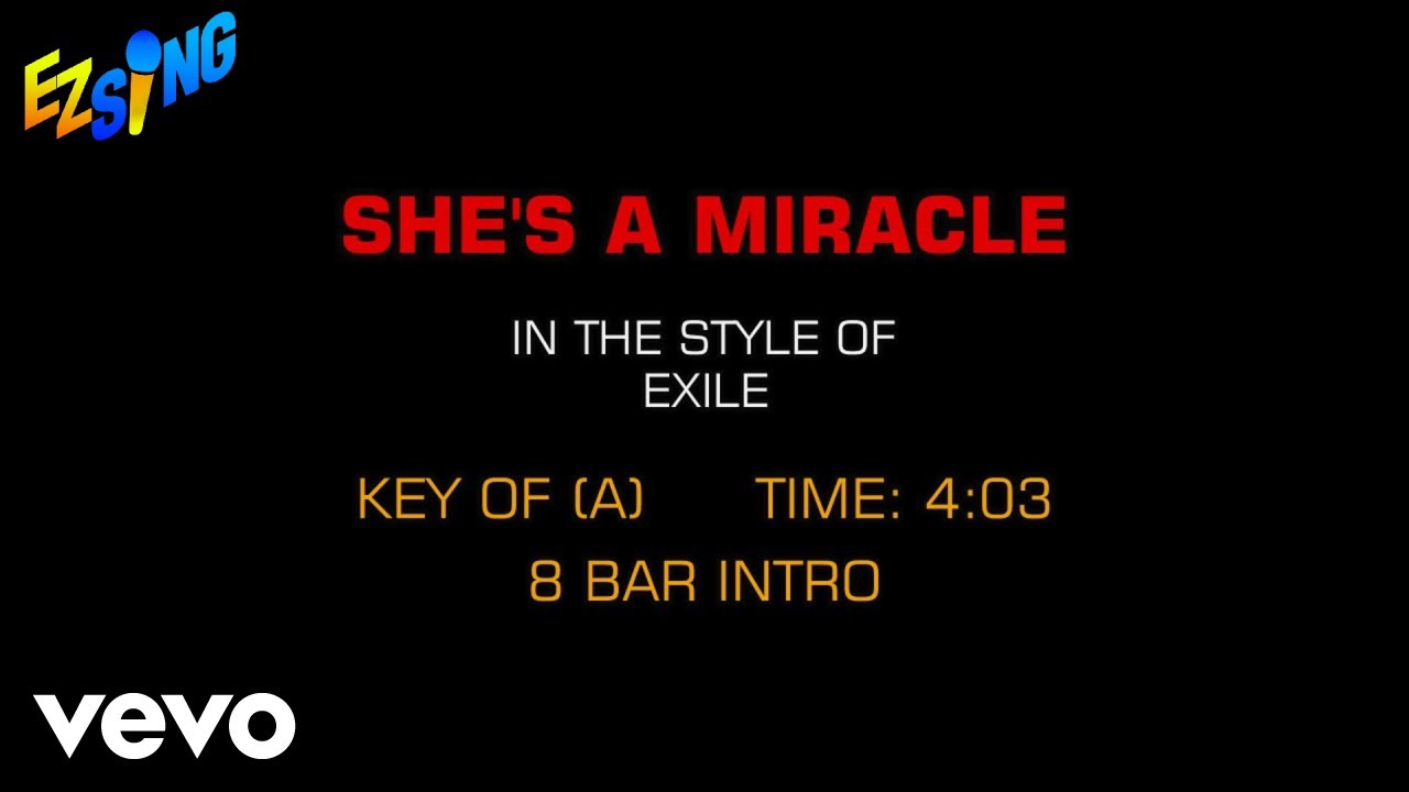 Exile - She's A Miracle (Karaoke)