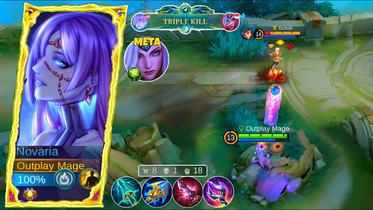 NOVARIA VS VALENTINA BEST HERO META ALL PATCH! NOVARIA BEST BUILD & EMBLEM 2026 | MOBILE LEGENDS