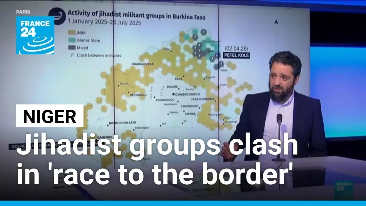 'Race to the border' as Islamic State group and JNIM clash in Niger &bull; FRANCE 24 English