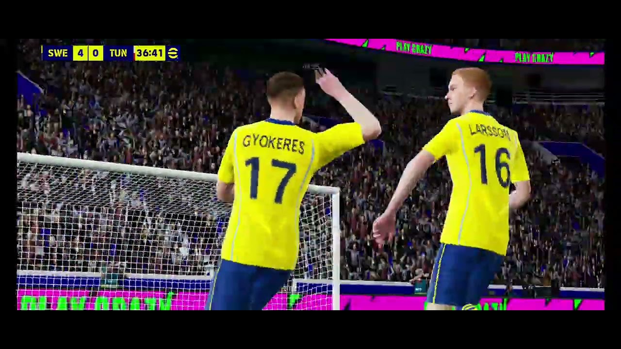 🇸🇪7 -0🇹🇳