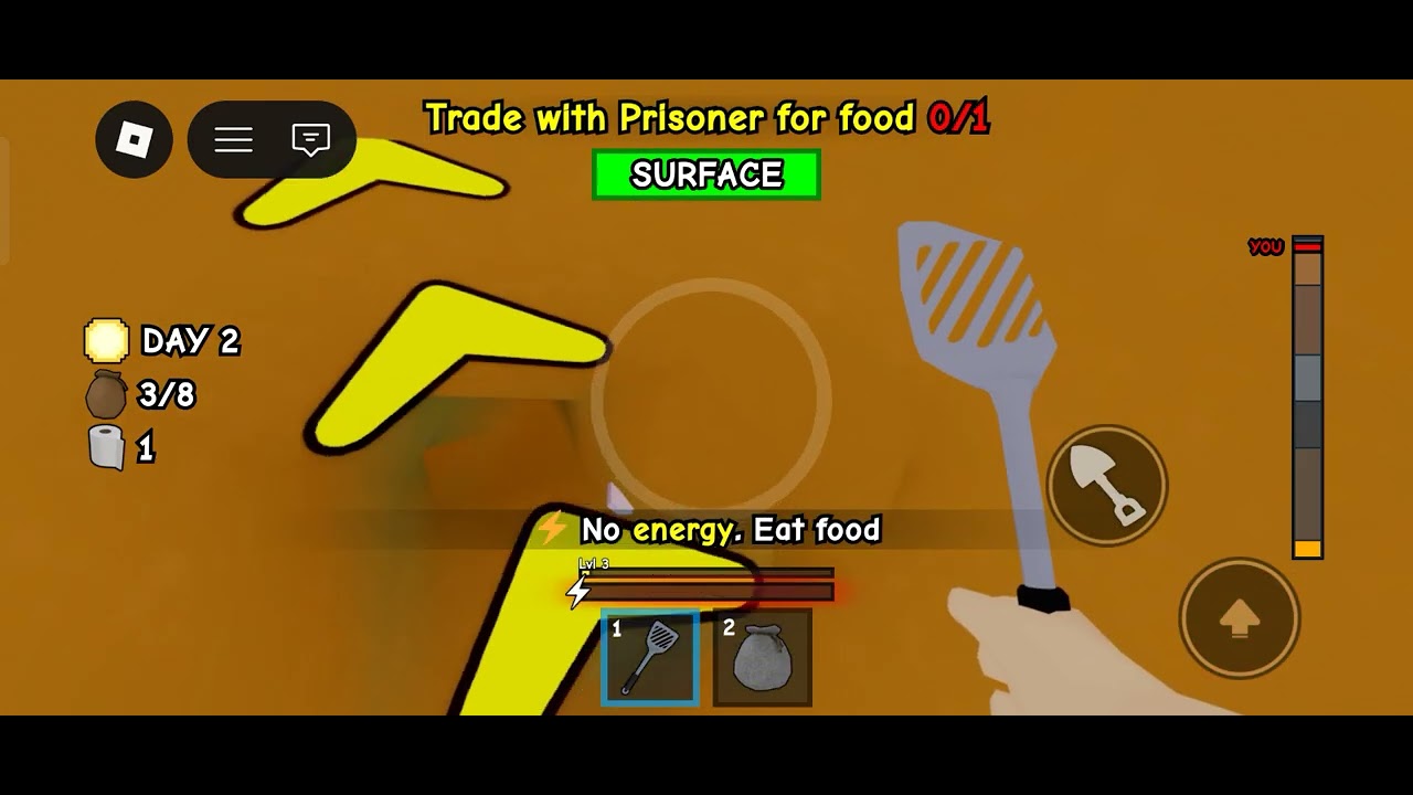 I play first time dig to escape