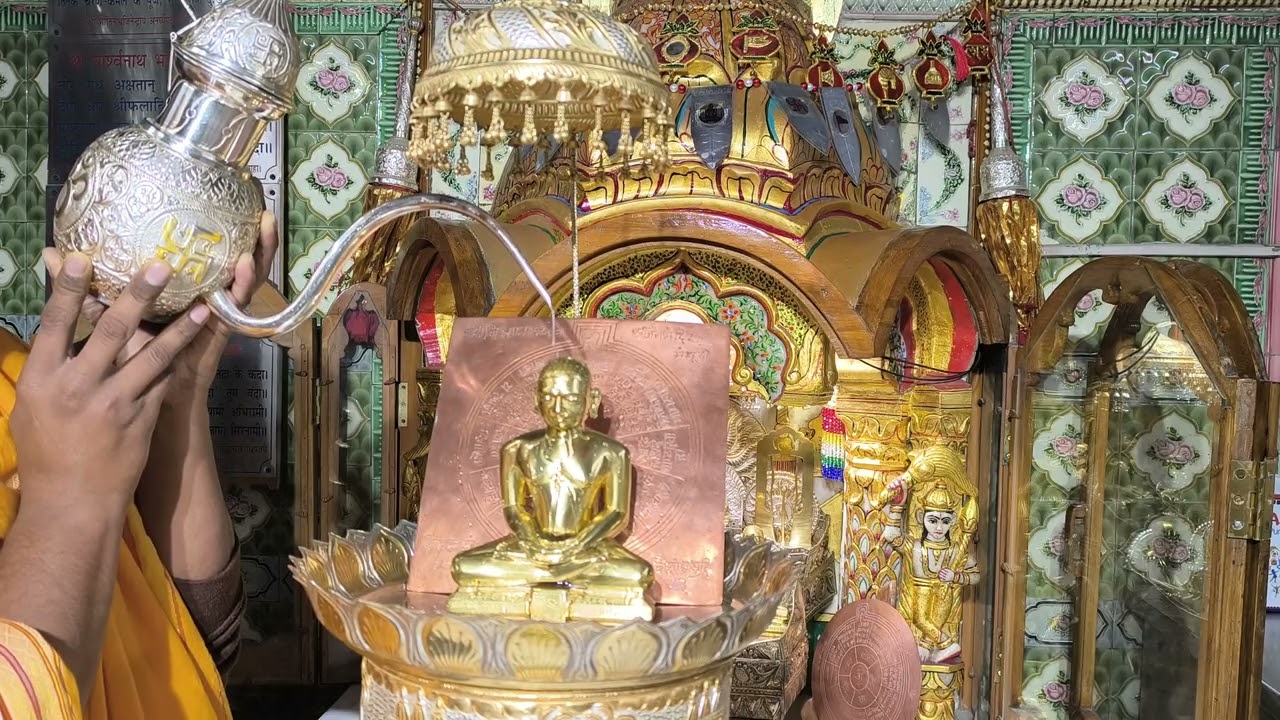 सर्व रोग शोक दुःख भय पीड़ा विनाशक प्रभु जी की शांति धारा जैन मन्दिर मसूरी 🏳‍🌈🏳‍🌈🌿🌿🌱🌱