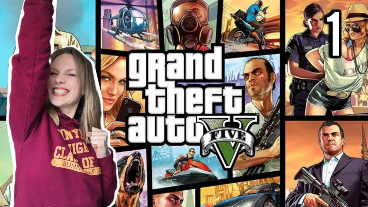 My First Playthrough of Any GTA Game! ❤️ GTAV Part 1