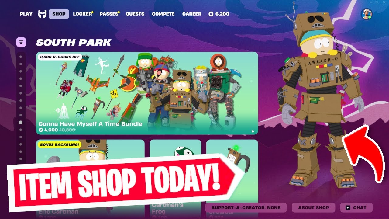 *NEW* SOUTH PARK SKINS! Fortnite Item Shop [January 21st, 2026] (Fortnite Battle Royale)