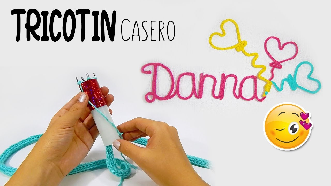 Como hacer un TRICOTIN CASERO muy facil DIY