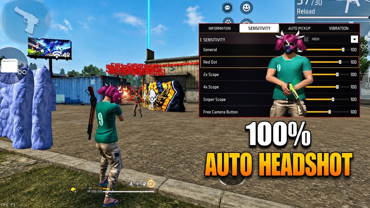 Free Fire Max Auto Headshot Trick 2026 Sensitivity ⚙️ 2gb, 3gb, 4gb Ram Headshot Sensitivity Setting