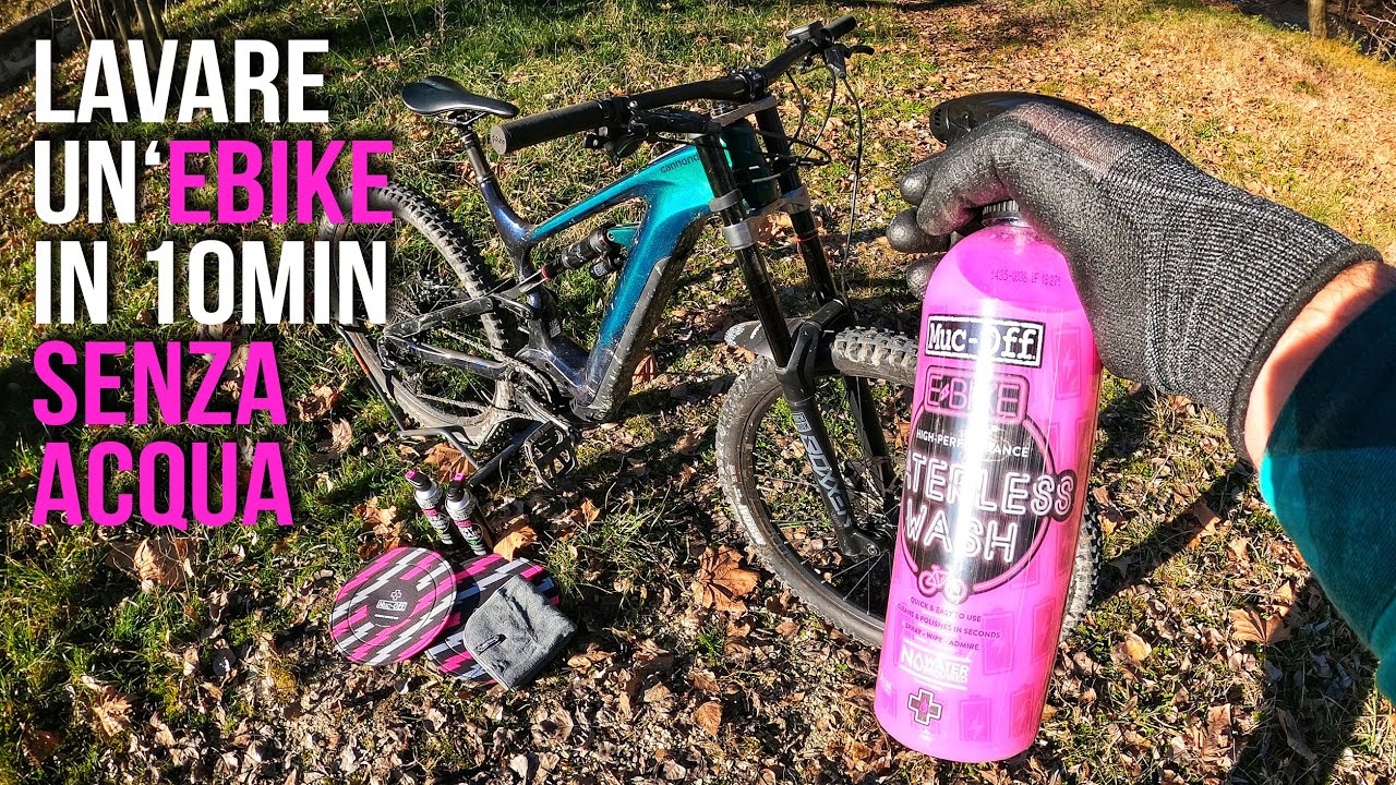 Lavare un'ebike in 10 minuti senza acqua! MucOff Waterless