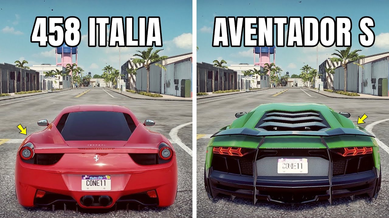 NFS Heat: AVENTADOR S VS 458 ITALIA (WHICH IS FASTEST?) | LAMBORGHINI VS FERRARI