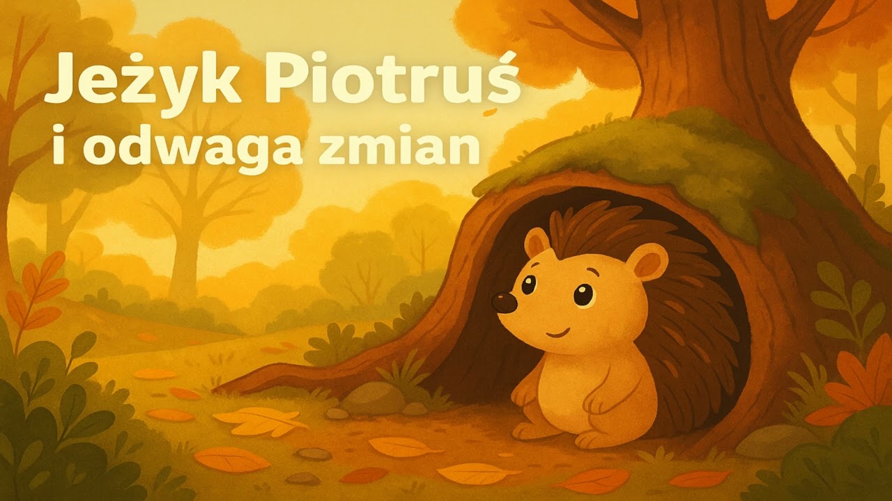 Bajka do słuchania o podejmowaniu ryzyka — Jeżyk Piotruś i odwaga zmian